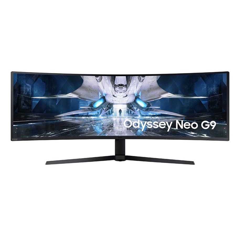 Skärm - 49" Samsung Odyssey Neo G9 - 5120x1440 (DQHD) - 240Hz - VA (With Quantum Mini-LED) - HDMI 2.1 - Curved - LS49AG950NPXEN