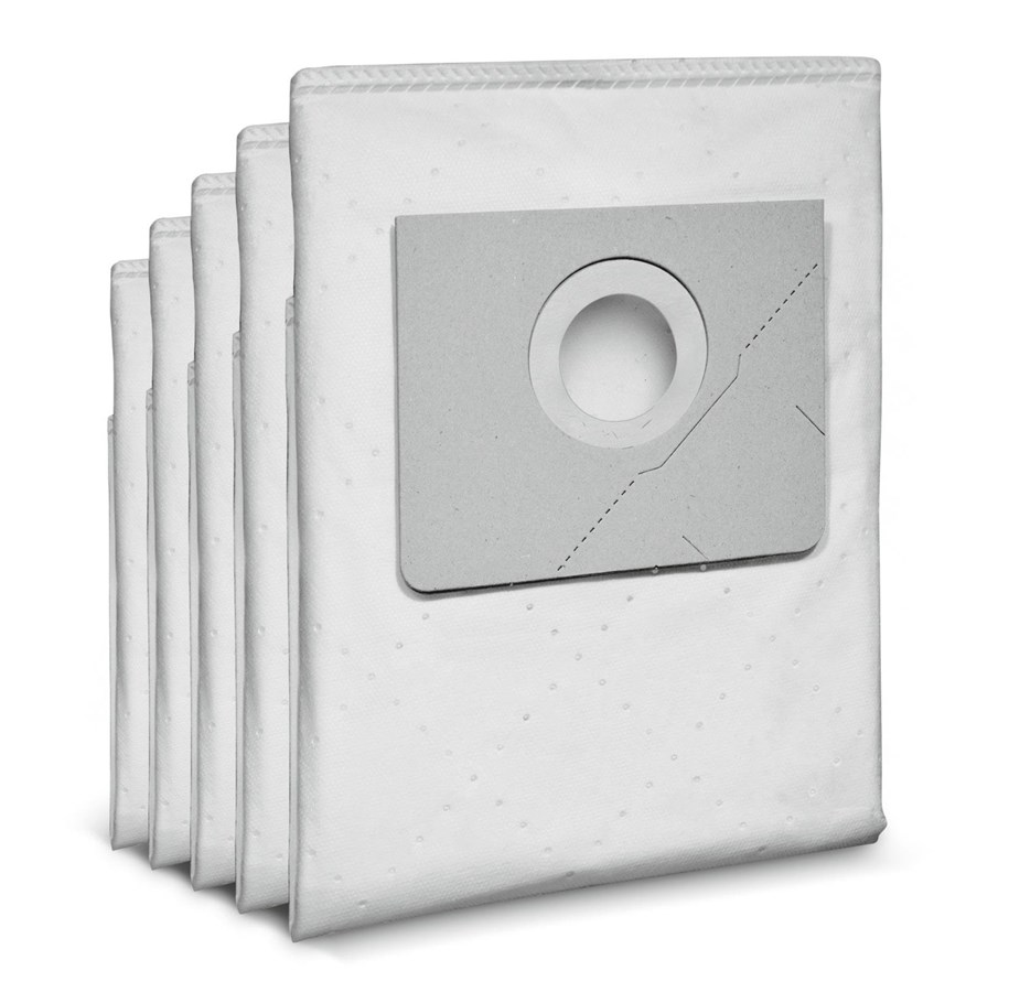 Dammsugarpåse - Kärcher Fleece filter bags 5 x NT 20/1 NT 35/1 NT 38/1 - 6.907-479.0
