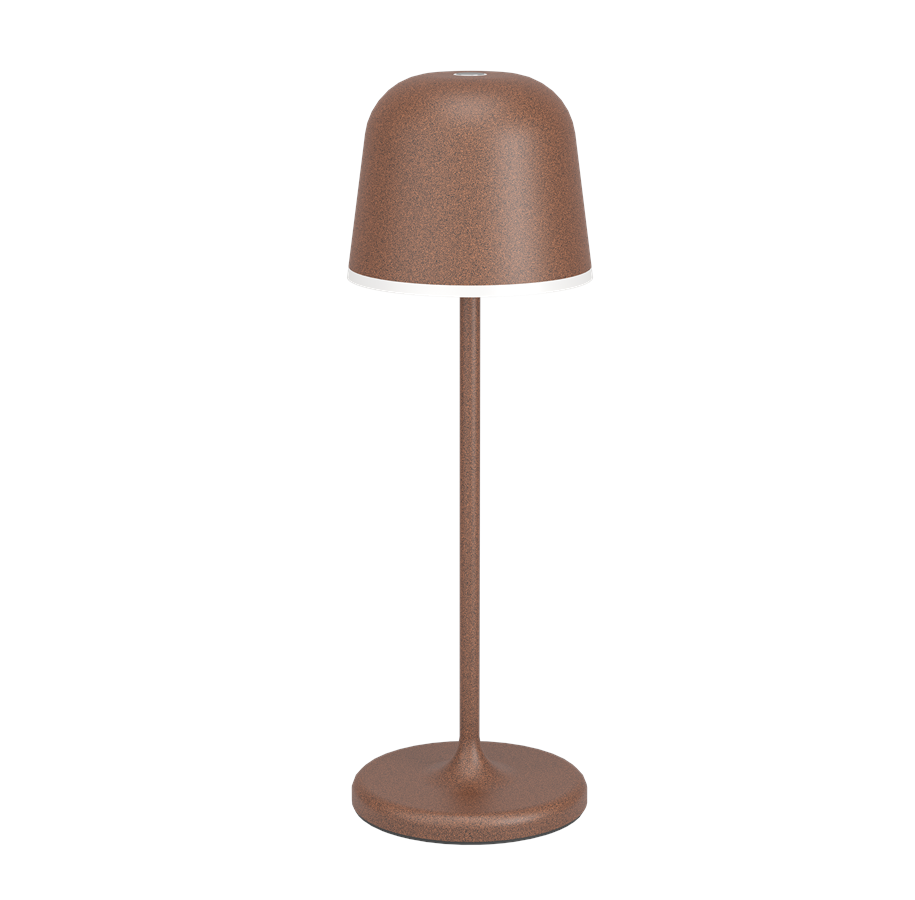 Lampor - EGLO MANNERA outdoor table lamp rechargeable 3000K rust brown - 900459