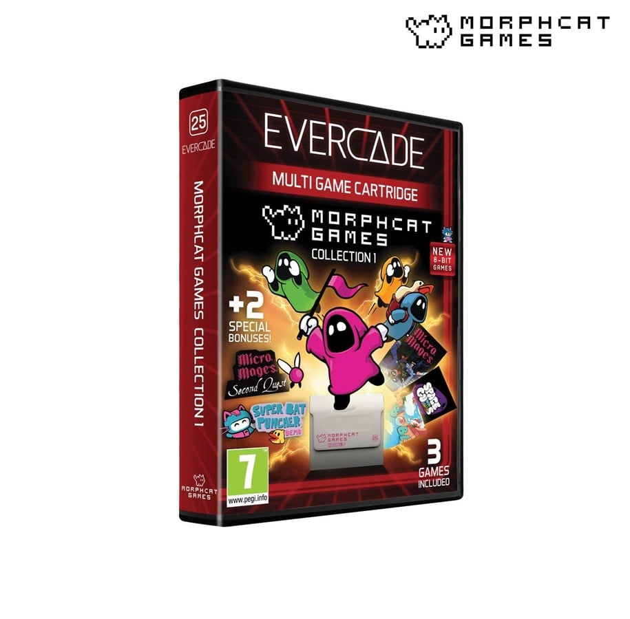 Spel - Morphcat Cartridge 1 - Evercade - Plattform - FG-MOR1-EVE-EFIGS