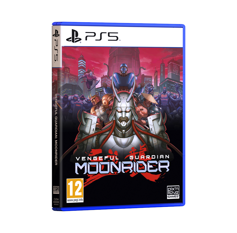 Jeu VENGEFUL GUARDIAN MOONRIDER PS4 / PS5 PAL - Neuf Sous Blister - Action Rétro