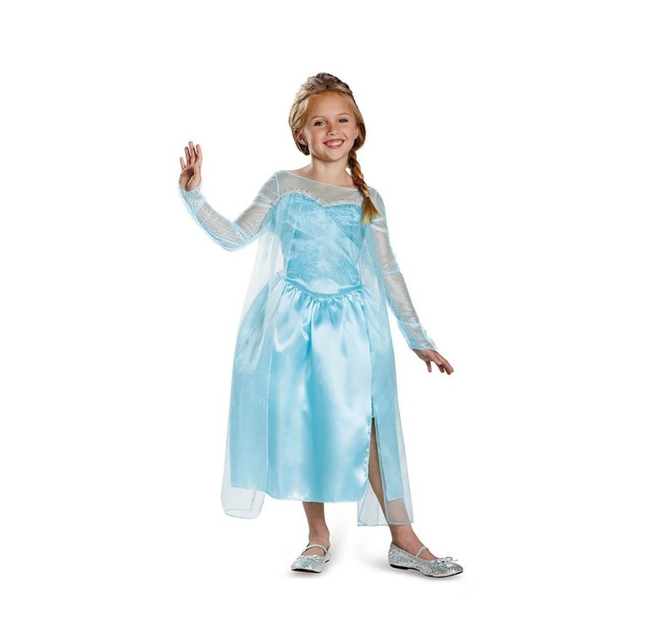 Outfits & kostymer - Jakks Disguise - Classic Costume - Elsa (128 cm) - 129879K-EU-6