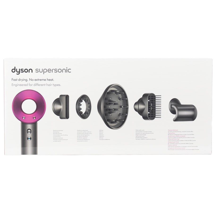 Hårtork - Dyson Hårtork Supersonic HD07 - Iron/Fuchsia - 386732-01