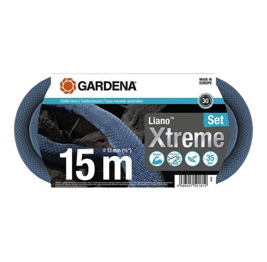 Trädgårdsvattning - Gardena Liano Xtreme Textile Hose 15 m - 18465-20