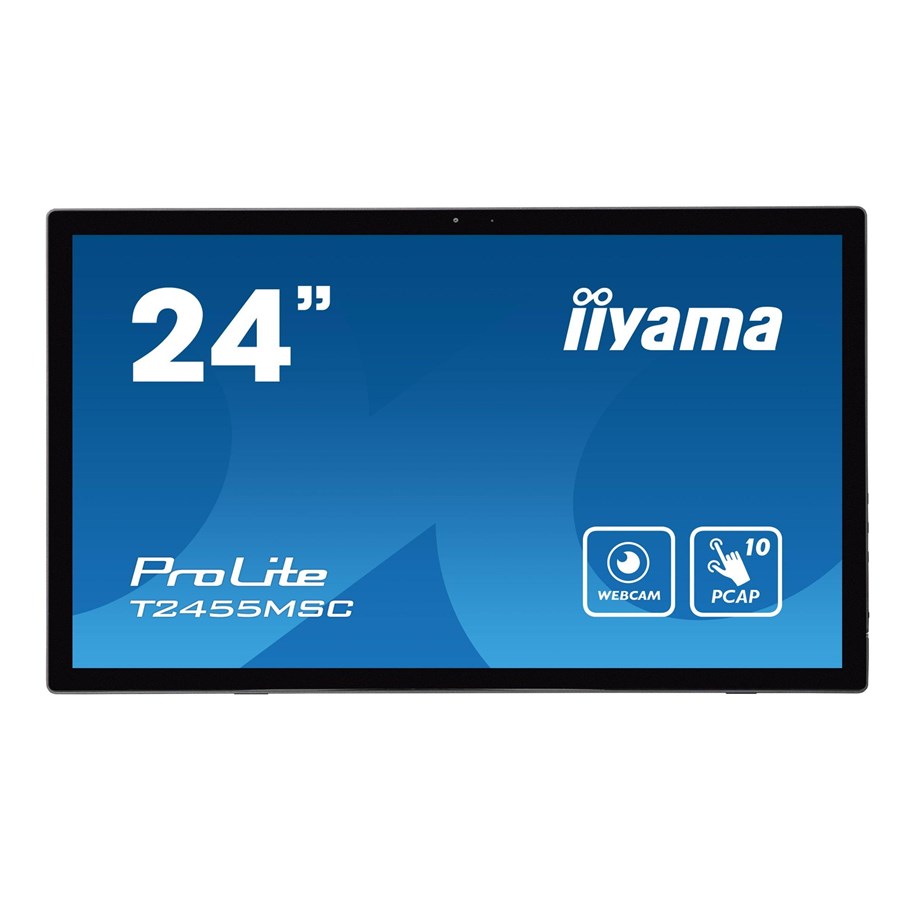 Skärm - 24" iiyama ProLite T2455MSC - 1920x1080 (FHD) - IPS - Touchscreen - T2455MSC-B1