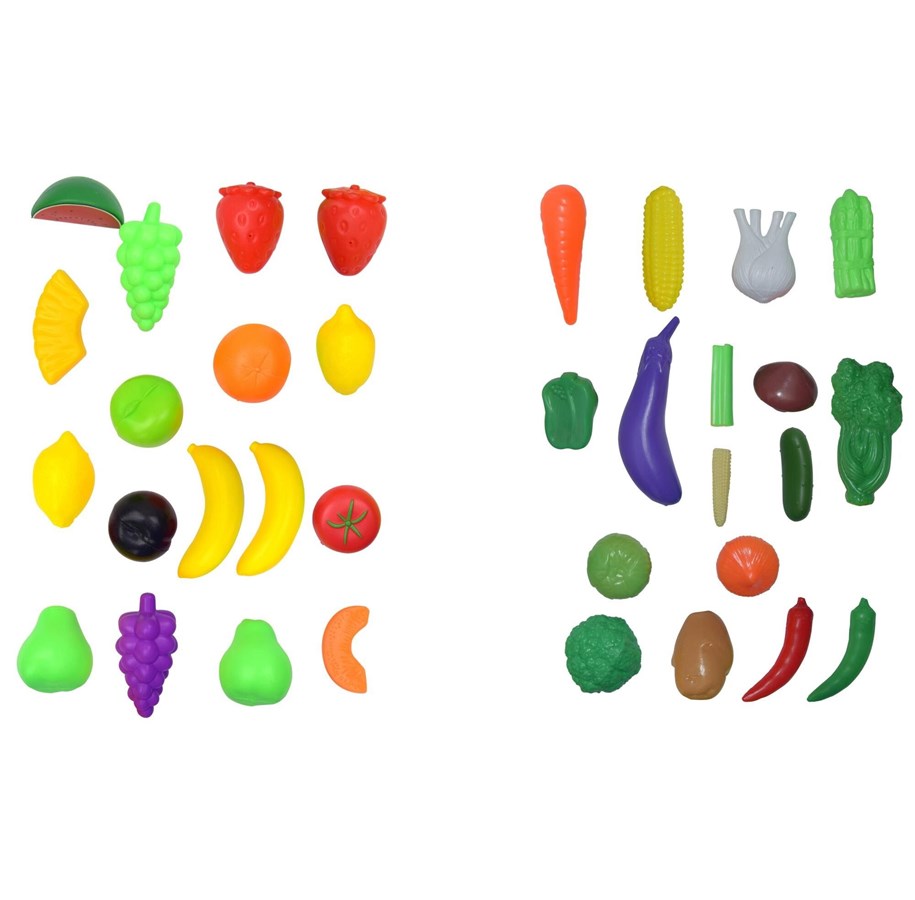 Lekkök och tillbehör - Junior Home Play Fruits Set 17 pcs 2 (Assorted) - 505143