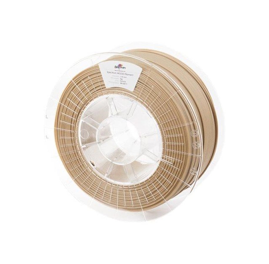 Filament/Harts - 3D-skrivare - Spectrum 3D Filament / PLA Wood / Natural / Light Wood / ⌀ 1.75 mm / 1 kg - 80170