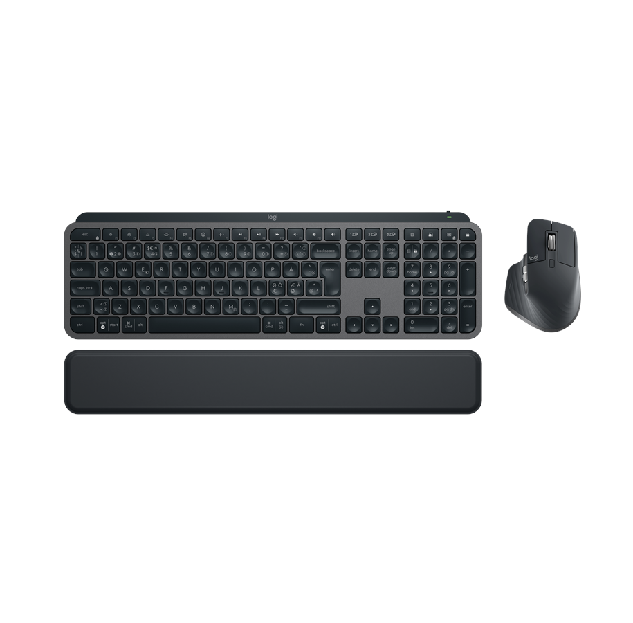Tangentbord - Logitech MX Keys S Combo Graphite - ND - Tangentbord - Nordisk - Svart *DEMO* - 920-011612