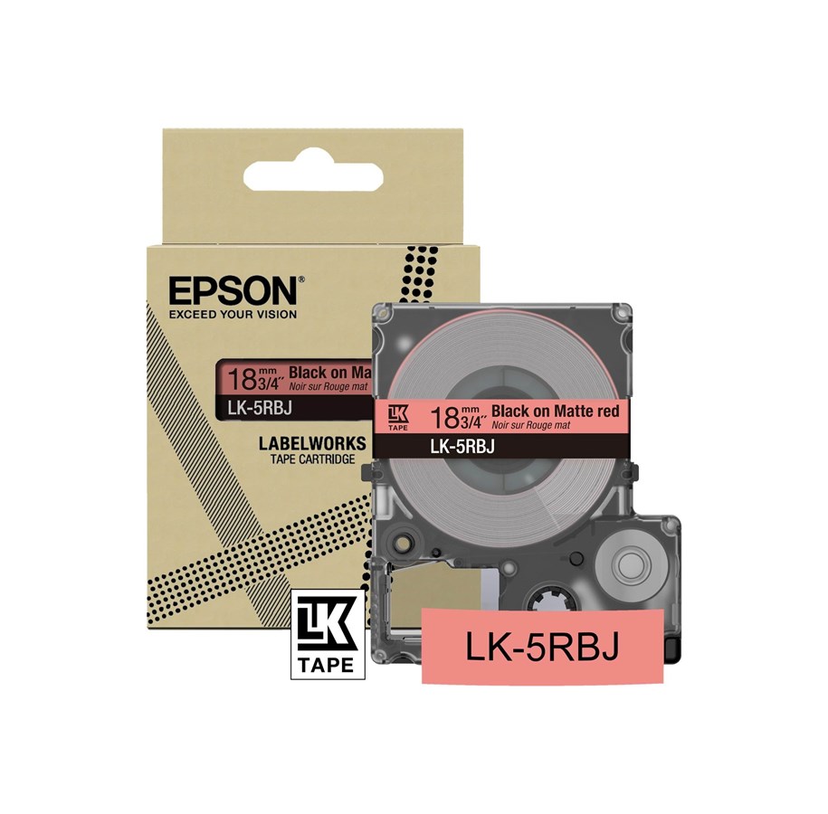 Papper, Fotopapper & Etiketter - Epson LabelWorks LK-5RBJ - C53S672072