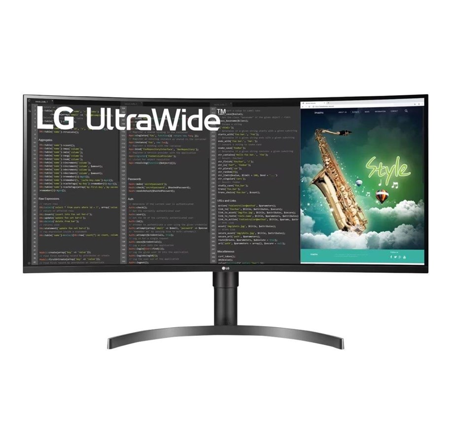 Skärm - 35" LG UltraWide 35WN75CP-B - 3440x1440 (UWQHD) - 100Hz - VA - 94W USB-C - 35WN75CP-B
