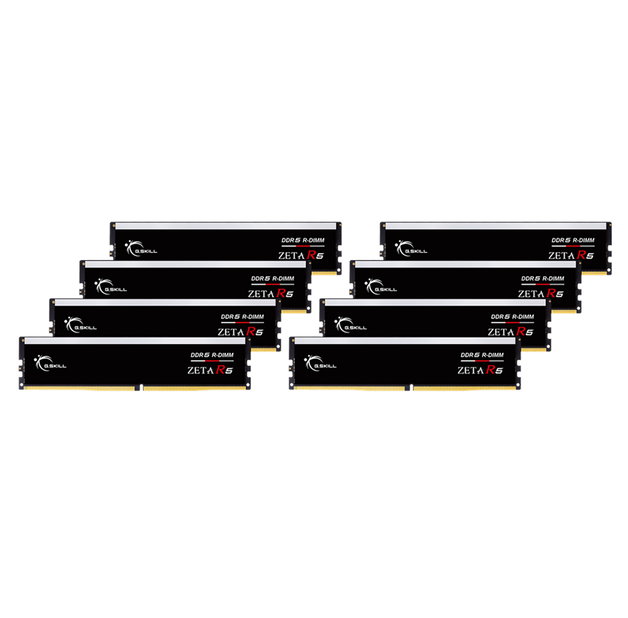 RAM - G.Skill Zeta R5 DDR5-6400 - 128GB - CL32 - Octa Channel (8 pcs) - Intel XMP - Svart - F5-6400R3239G16GE8-ZR5K
