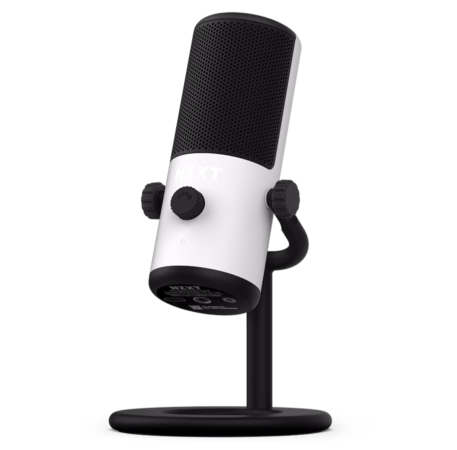 Mikrofoner - NZXT Capsule Mini USB Microphone - White - AP-WMMIC-W1