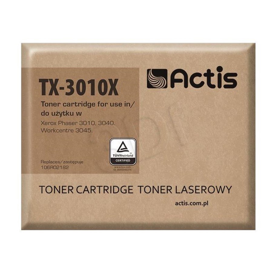 Skrivartillbehör-bläck-toner - Actis standard TX-3010X - black - toner cartridge (alternative for: Xerox 106R02182) - TX-3010X
