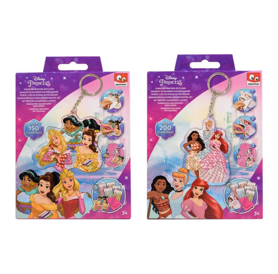 Kreativa spel - Canenco Disney Princess Diamond Painting Keychain - DP22327