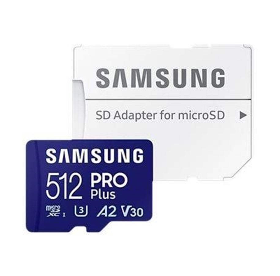 Flashram & USB Flash Drives - Samsung PRO Plus microSD/SD - 180MB/s - 512GB - MB-MD512SA/EU