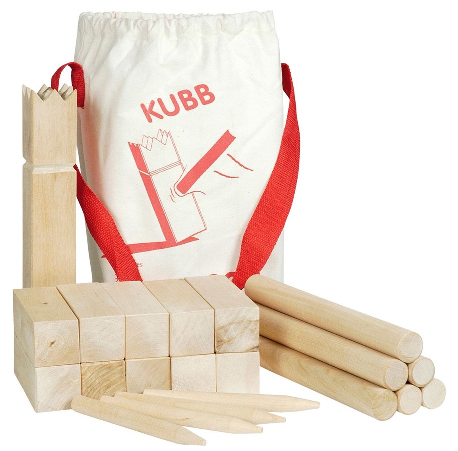 Trädgårdsspel - Chess Game KUBB Vikings Medium - 56874