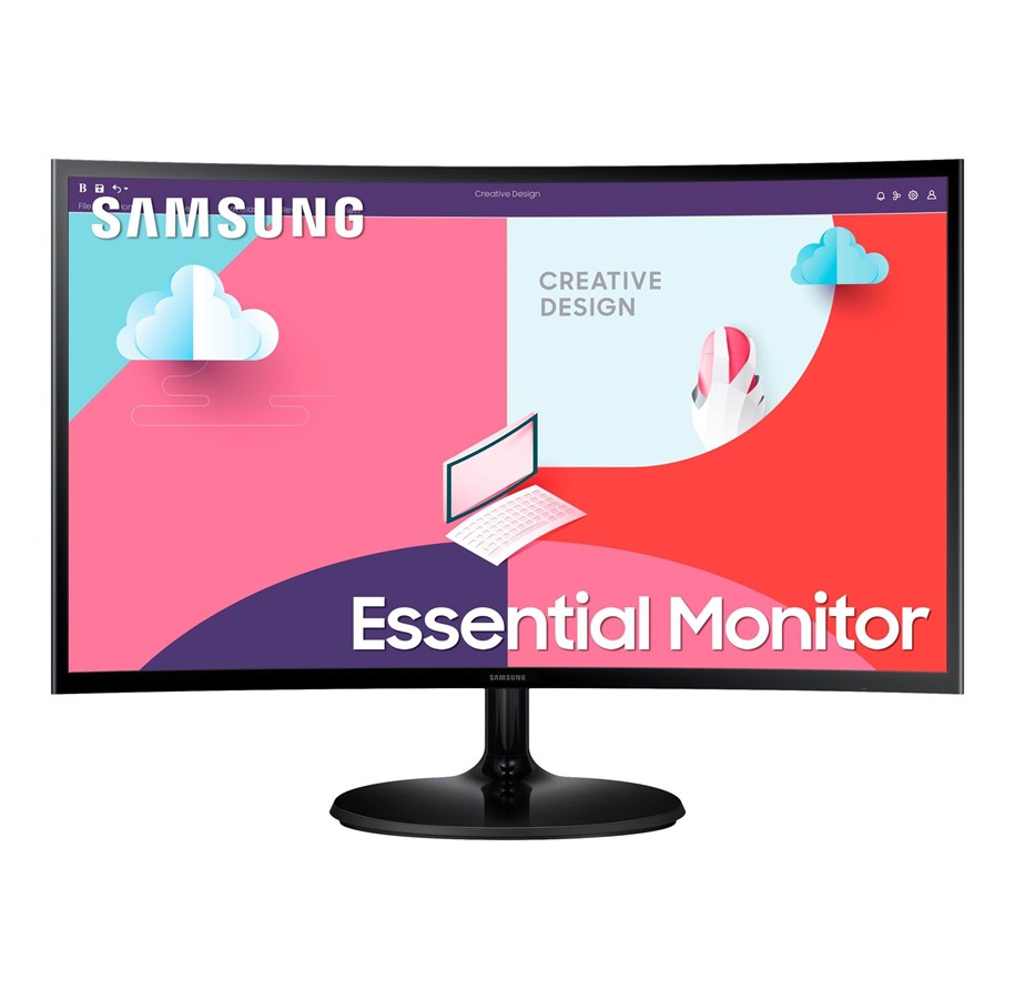 Skärm - 24" Samsung S24C360EAU - 1920x1080 (FHD) - 75Hz - VA - LS24C360EAUXEN
