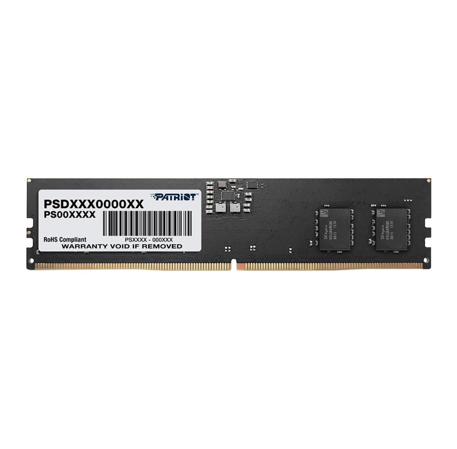 RAM - Patriot Signature Line Signature Line DDR5-4800 - 16GB - CL40 - Single Channel (1 pcs) - Svart - PSD516G480081