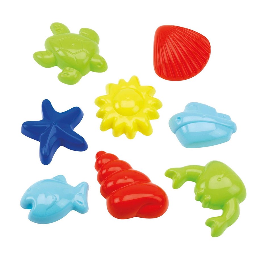 Utomhuslek - Ecoiffier Underwater World Sand Shapes 8pcs. - 630