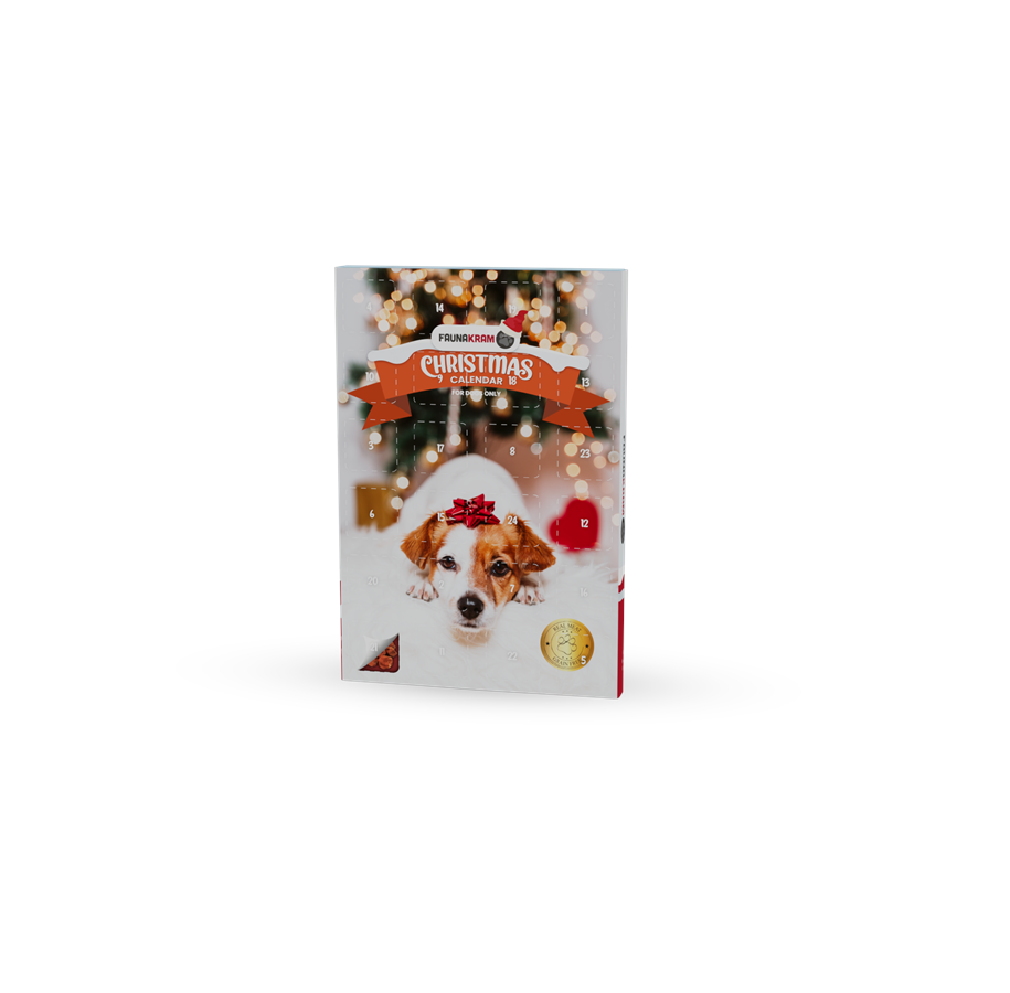 Hundar - Faunakram Dog christmas calender real meat 100 gr. - 10601-20