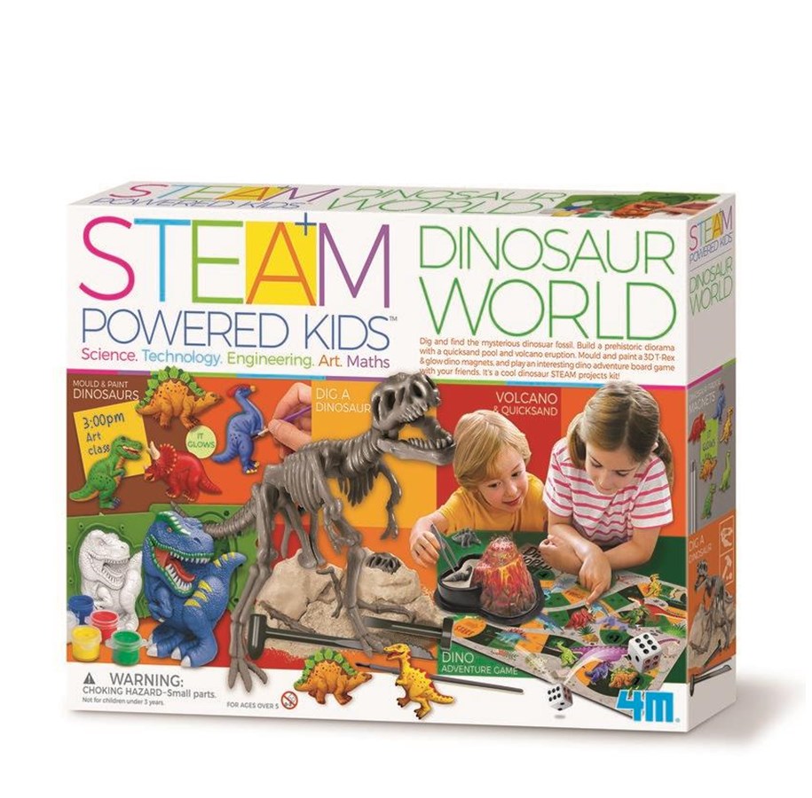 Brädspel - 4M STEAM POWERED KIDS / Dinosaur World - 4M-05540