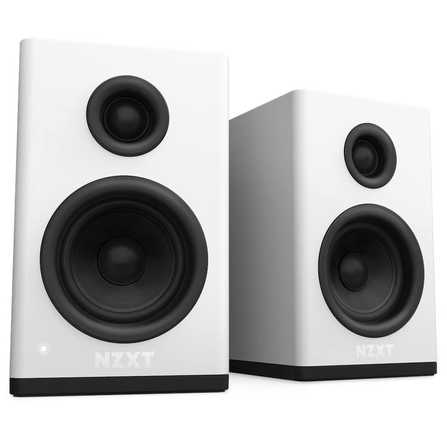 Högtalare - Dator - NZXT Relay Desktop PC Speakers - White - 2.0-kanals - White - AP-SPKW2-EU