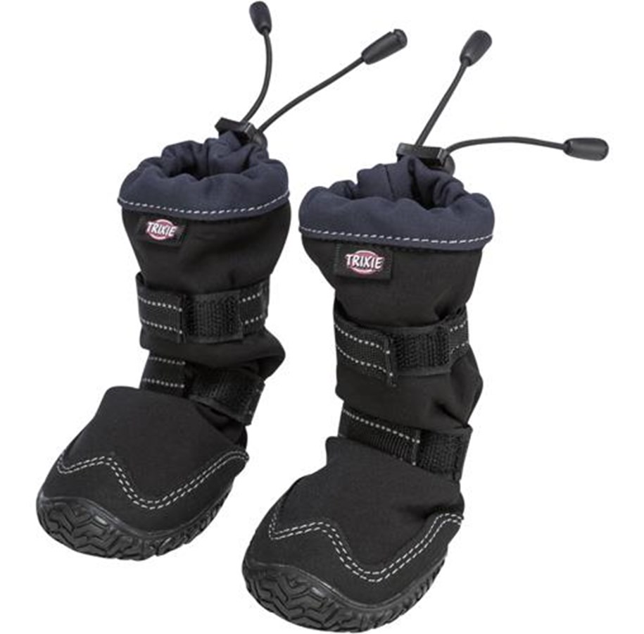 Hundar - Trixie Walker Active Long protective boots L 2 pcs. black - TX19415