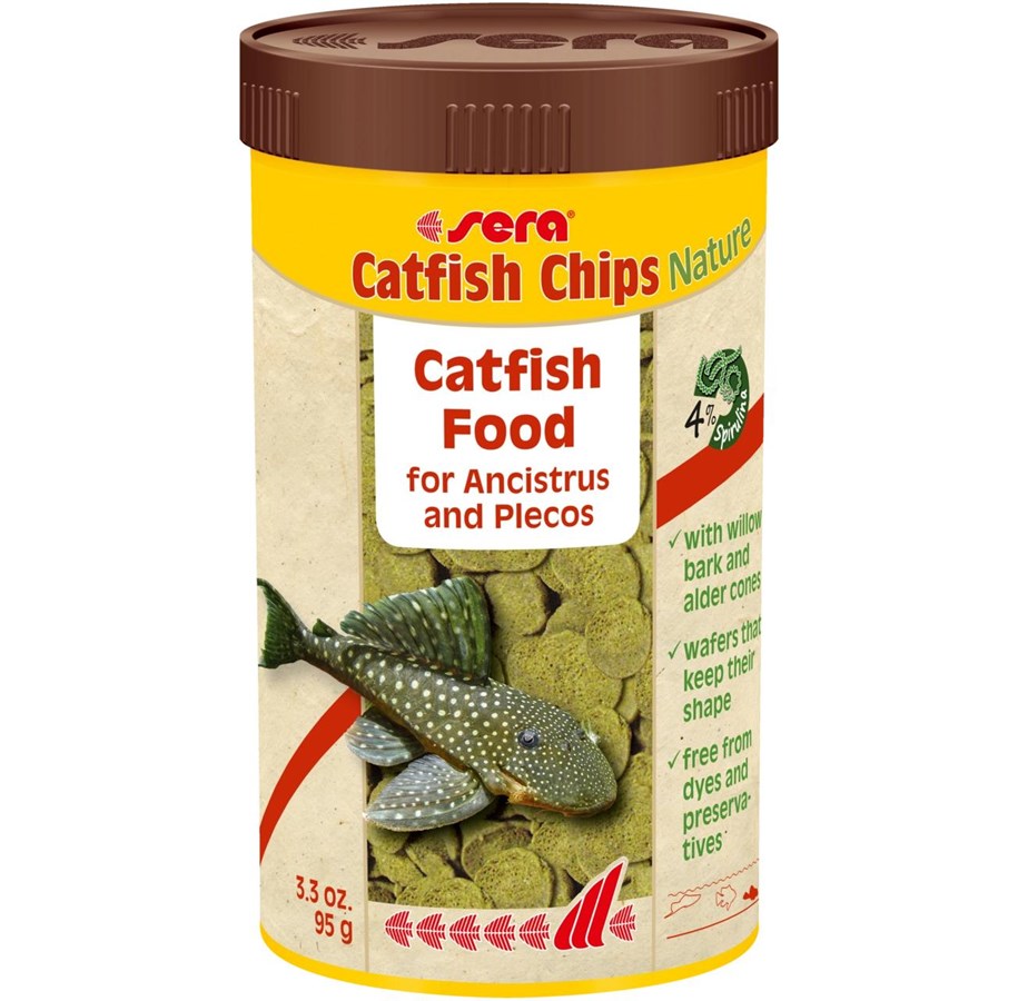 Fisk - SERA Catfish Chips Nature 95g 250ml - 914554