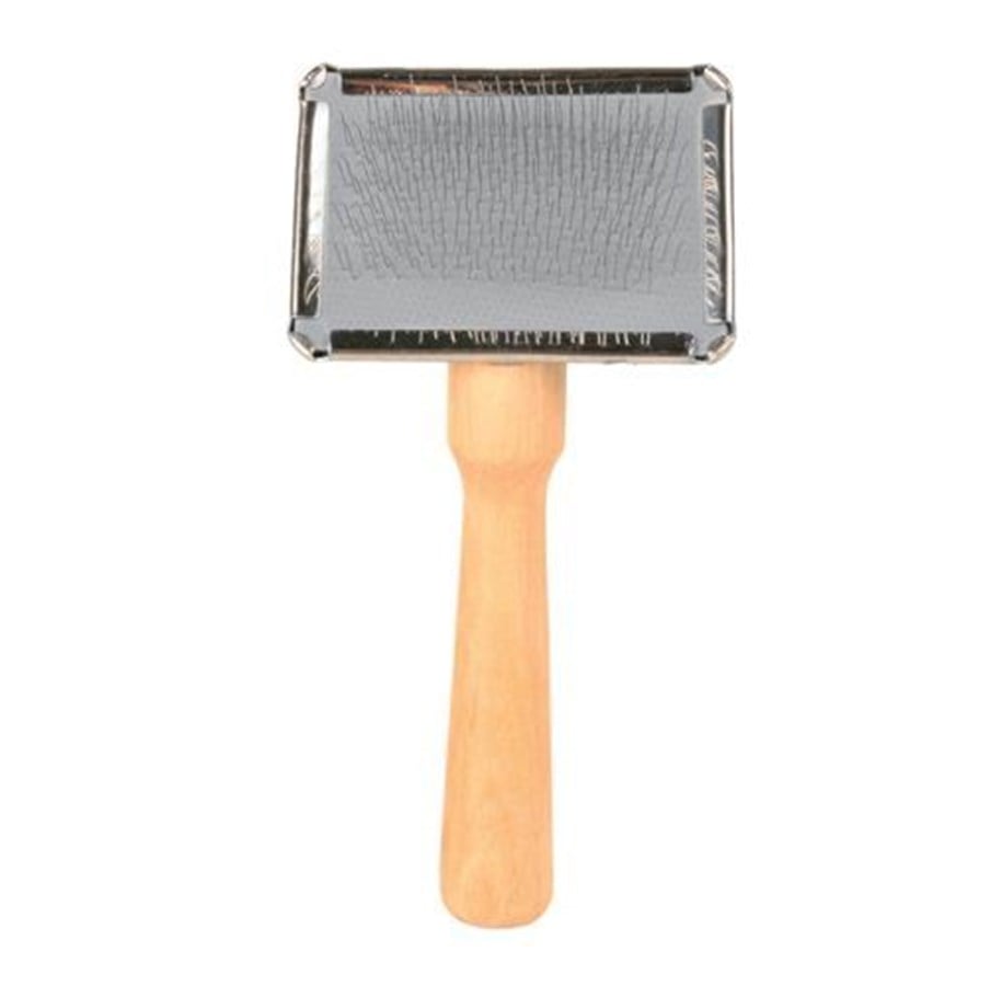 Hundar - Trixie Soft Brush 13x6 cm Assorted Colours - TX2353