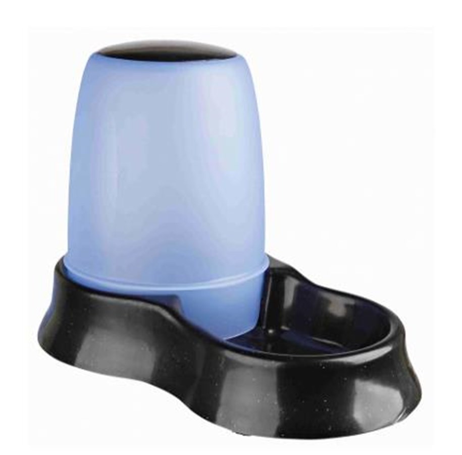 Hundar - Trixie Food and Water Dispenser 1.5 l/28 x 20 x 17 cm assorted colours - TX24762