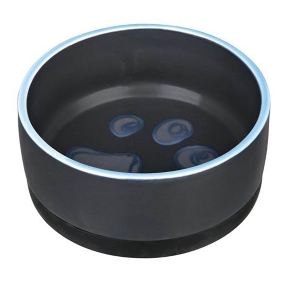 Hundar - Trixie Jimmy Ceramic Bowl 0.4 l/ø 12 cm assorted colours - TX24777