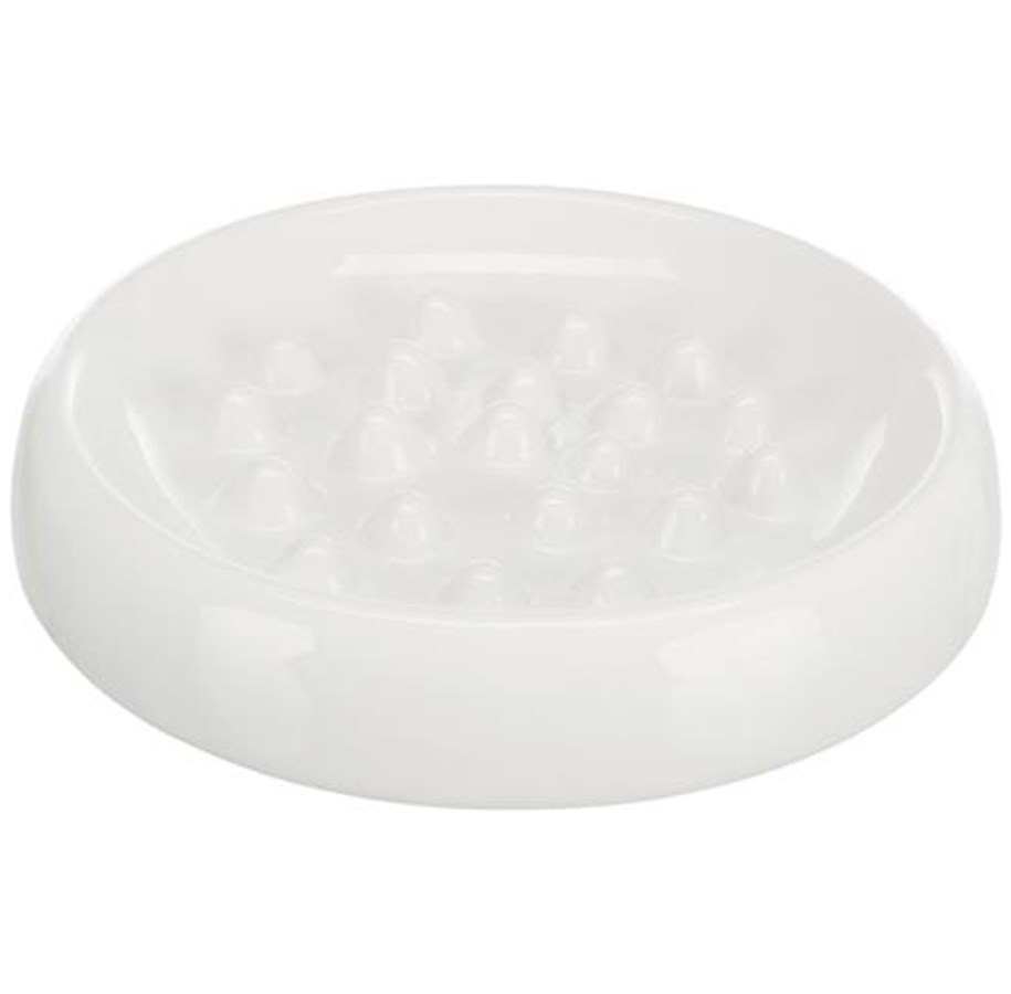 Katter - Trixie Slow Feeding Ceramic Bowl cat 0.25 l/ø 18 cm (Assorted Colors) - TX24800