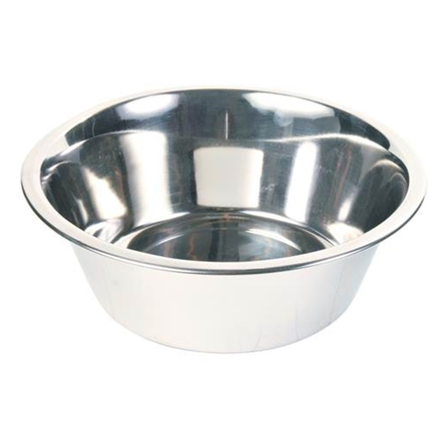 Hundar - Trixie Replacement Stainless Steel Bowl 2.8 l/ø 24 cm - TX24844