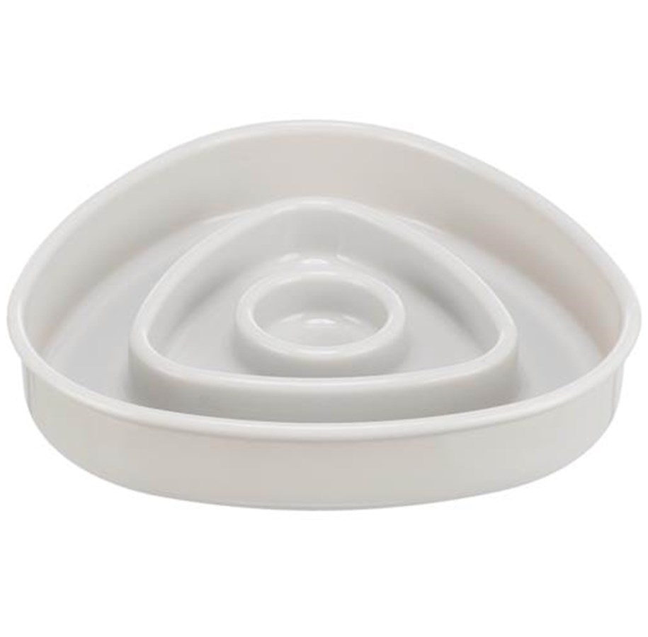 Katter - Trixie Slow Feeding Plastic Bowl 0.35 l/15 × 15 cm. - TX25191