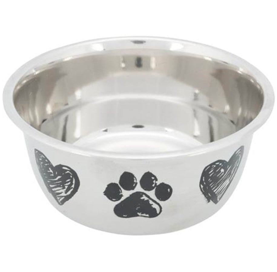 Hundar - Trixie Stainless Steel Bowl 1.0 l/ø 15 cm - TX25272
