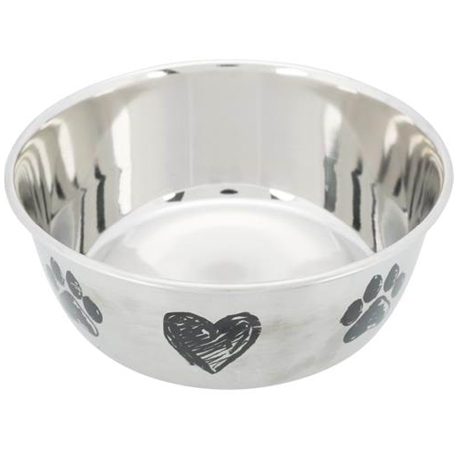 Hundar - Trixie Stainless Steel Bowl 2.0 l/ø 20 cm - TX25273