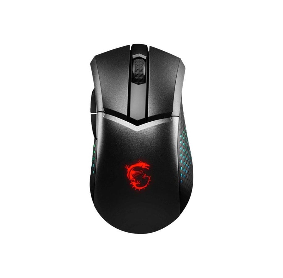 Mus - MSI Clutch GM51 - mouse - USB Bluetooth 2.4 GHz - Mouse - Optic - 6 knappar - Svart - S12-4300080-C54