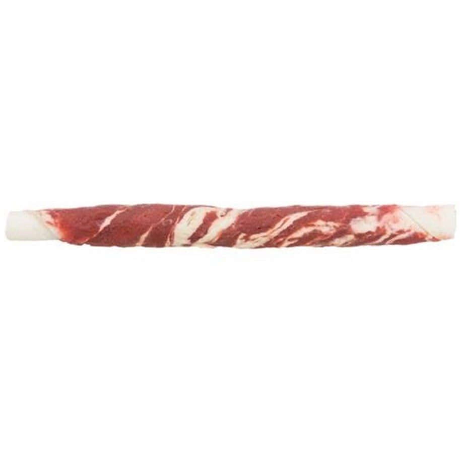 Hundar - Trixie Denta Fun Marbled Beef Chewing Rolls 12 cm 6 pcs - TX31225