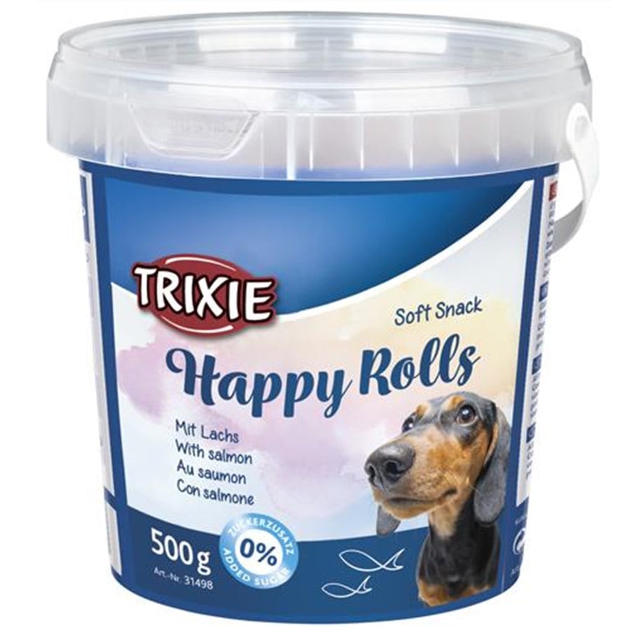 Hundar - Trixie Soft Snack Happy Rolls 500 g - TX31498