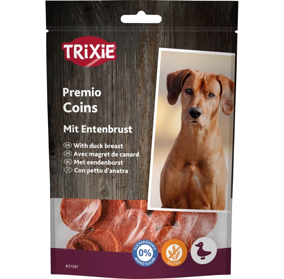 Hundar - Trixie Hundgodis PREMIO Ankmynt 80g - 31587