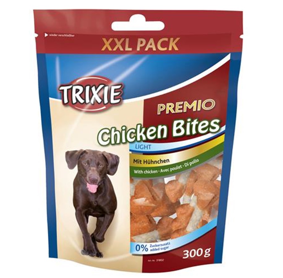Hundar - Trixie Premio Chicken Bites XXL Pack 300 g - TX31802