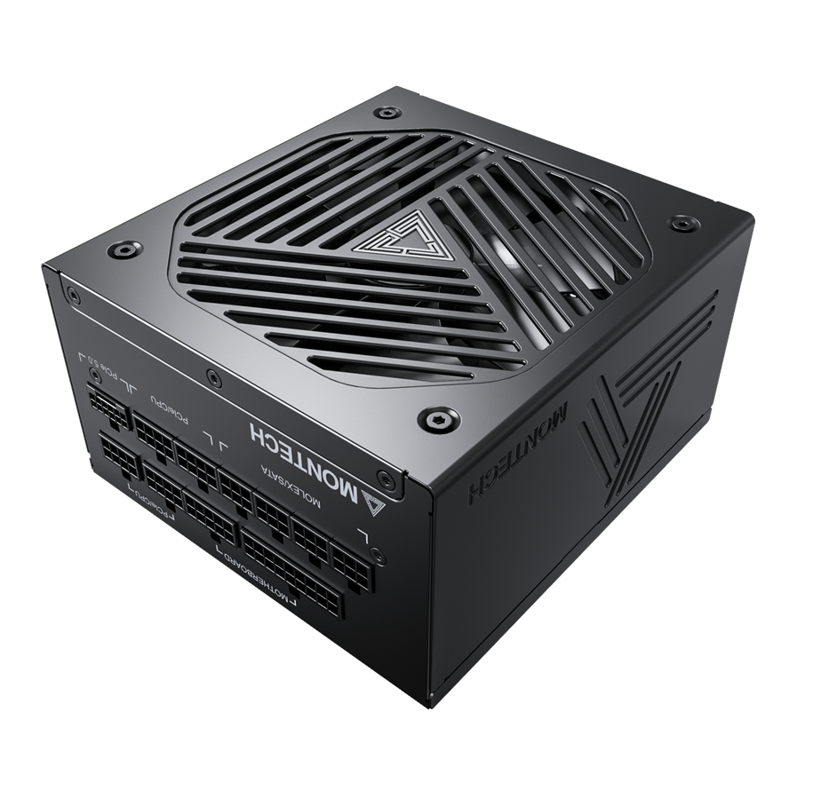 Strömförsörjning - Montech Titan 1000 Strömförsörjning - 1000 Watt - 135 mm - ATX - 80 Plus Gold certificate *DEMO* - TIS0125