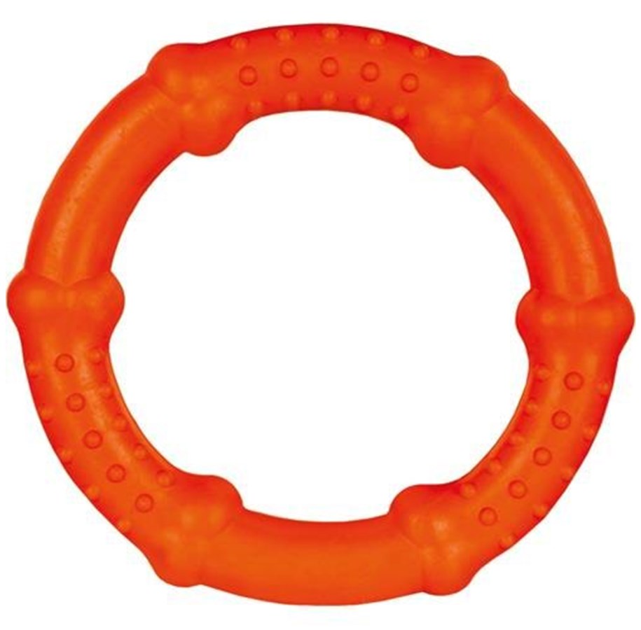 Hundar - Trixie Ring Toy for Dogs ø15cm assorted colours - TX3330
