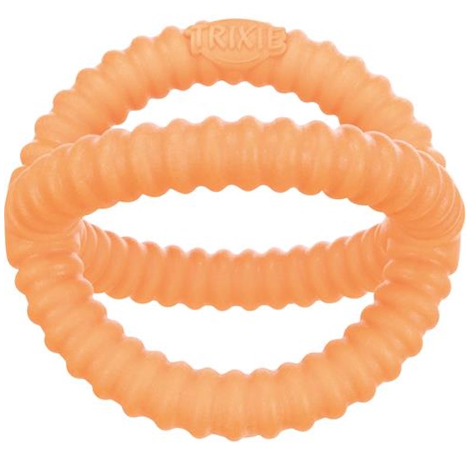 Hundar - Trixie Aqua Toy tugger TPR ø 14 cm assorted colours - TX33447