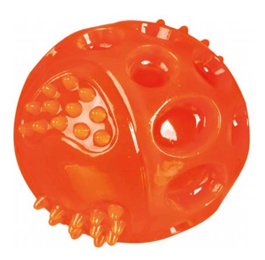 Hundar - Trixie Flashing Ball 7.5cm assorted colours - TX33643