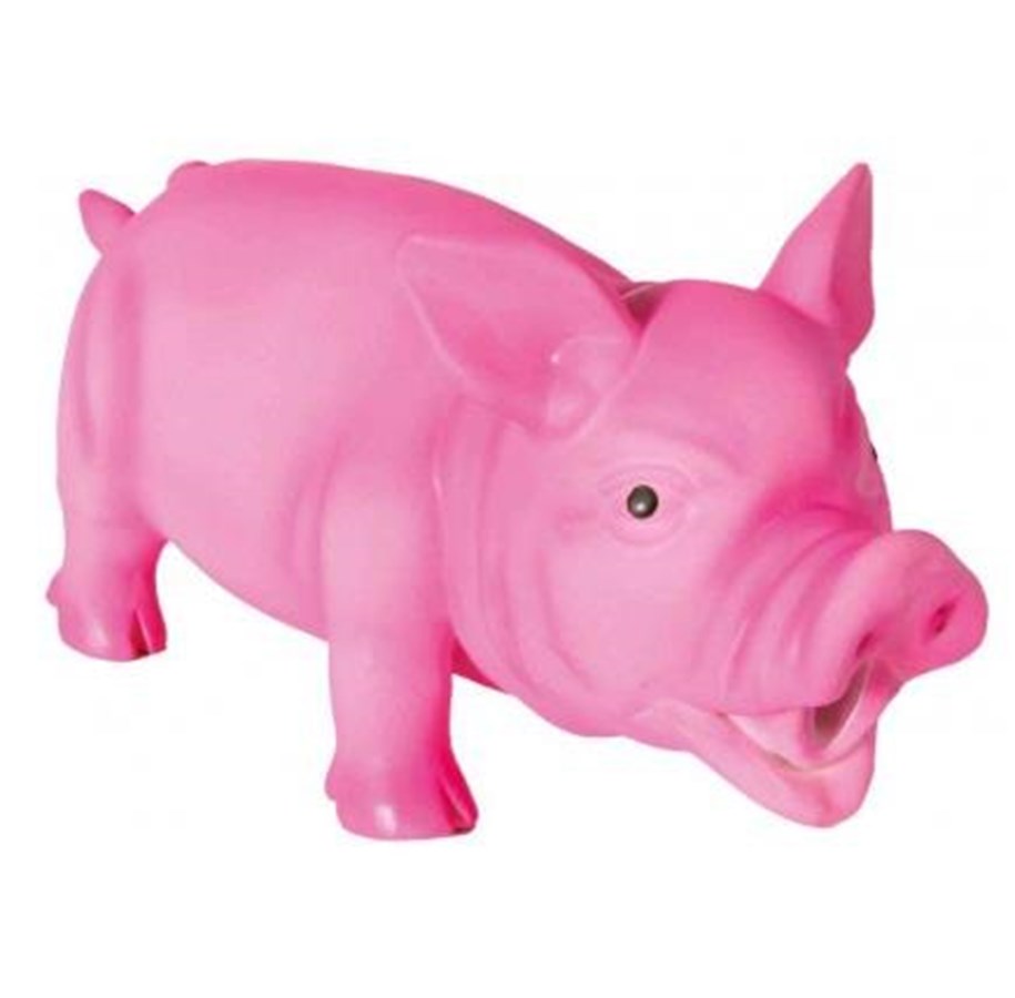 Hundar - Trixie Pig 21 cm assorted colours - TX35491