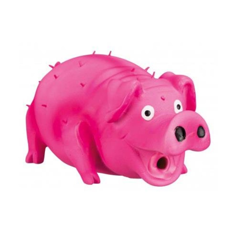 Hundar - Trixie Bristle Pig 21 cm assorted colours - TX35499
