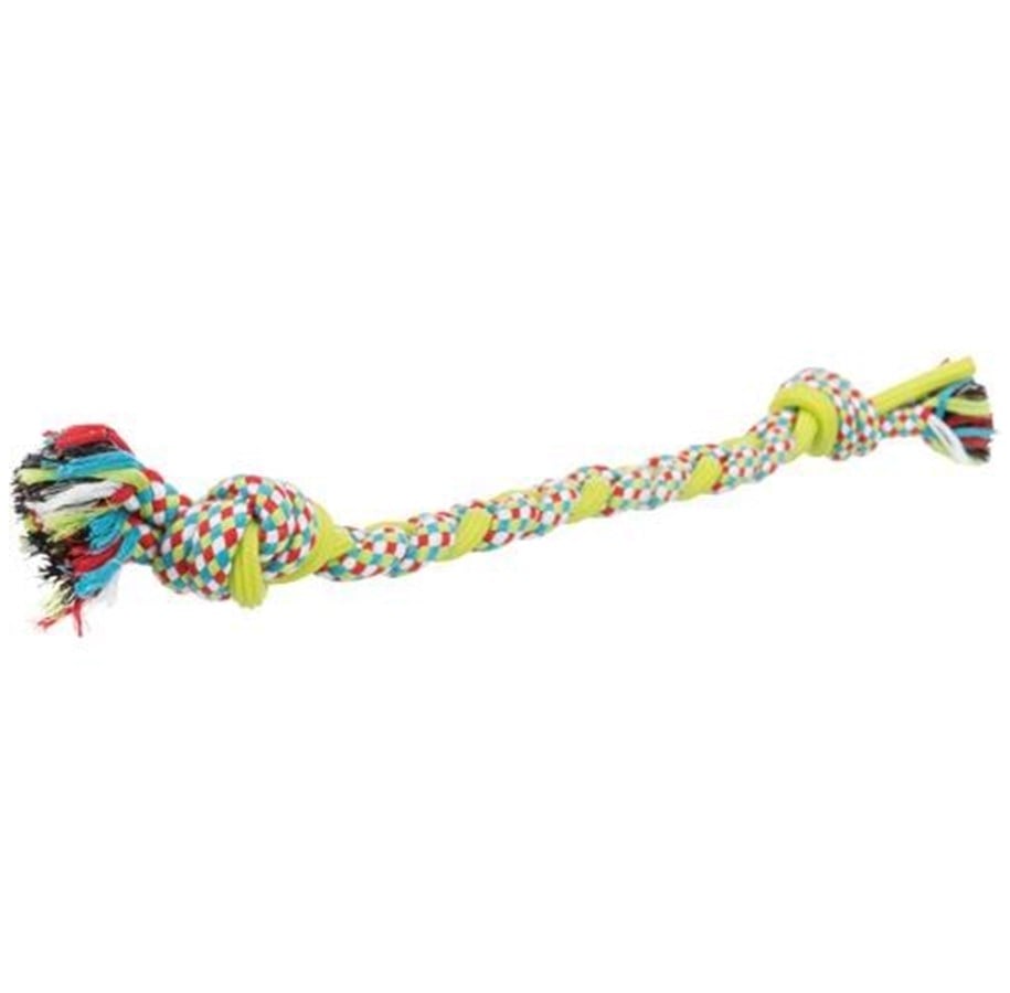 Hundar - Trixie Play rope with woven -in TPR 50 cm - TX35698