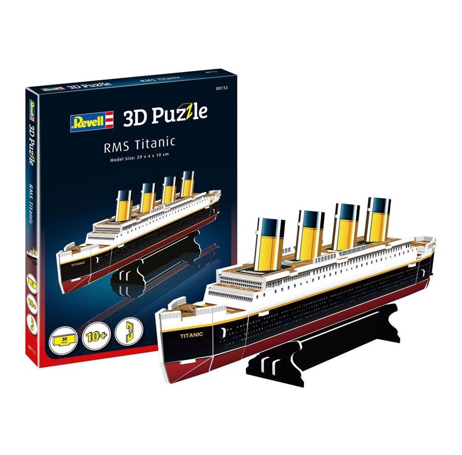 Pusselspel - Revell 3D Puzzle Building Kit - RMS Titanic 3D pusselspel - 00112