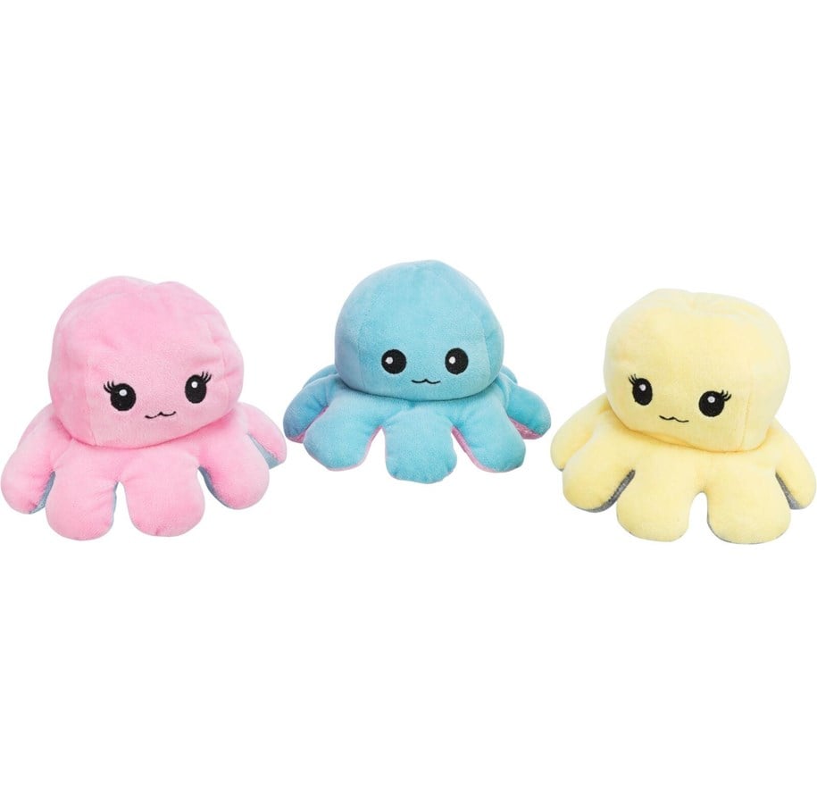 Hundar - Trixie Reversible octopus plush 19 cm assorted colours - TX35928